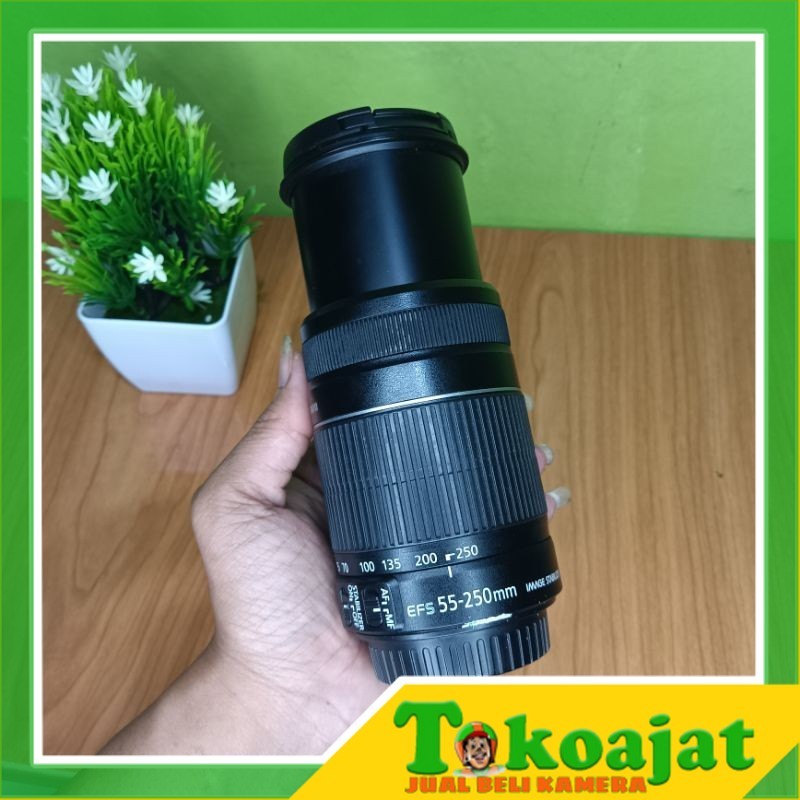 LENSA CANON 55-250MM IS II LENSA TELE CANON 55-250MM