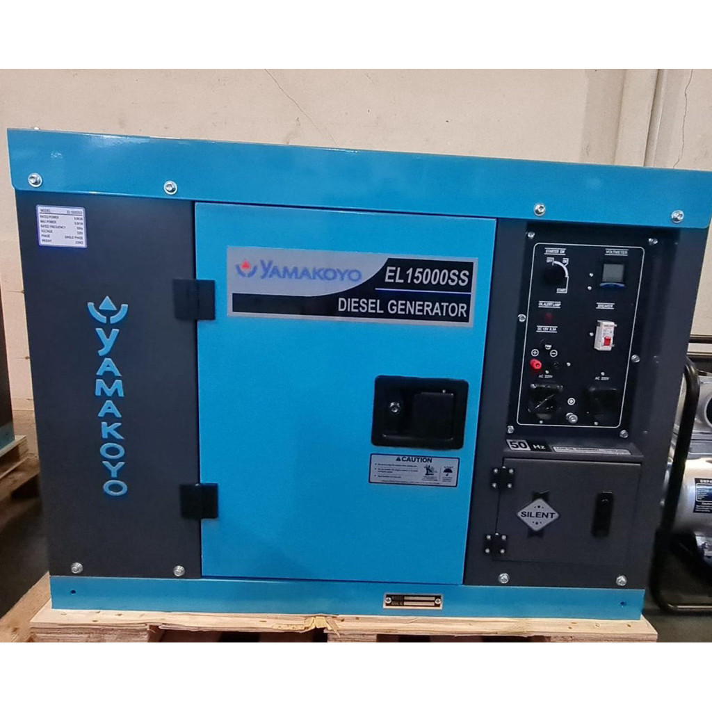 PROMO. GENSET SILENT YAMAKOYO 9500 watt  GENERATOR DIESEL EL15000SS DIESEL GENERATOR JAPAN