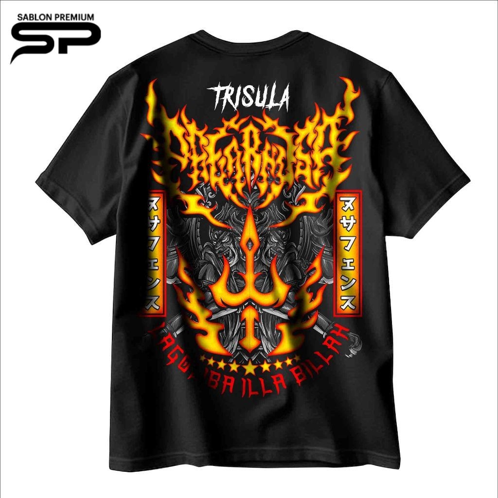 Kaos Pagar Nusa Distro TRISULA Segoro Geni Terbaru - Exlusive Sablon Pagar Nusa Geng Pukul Gasmi