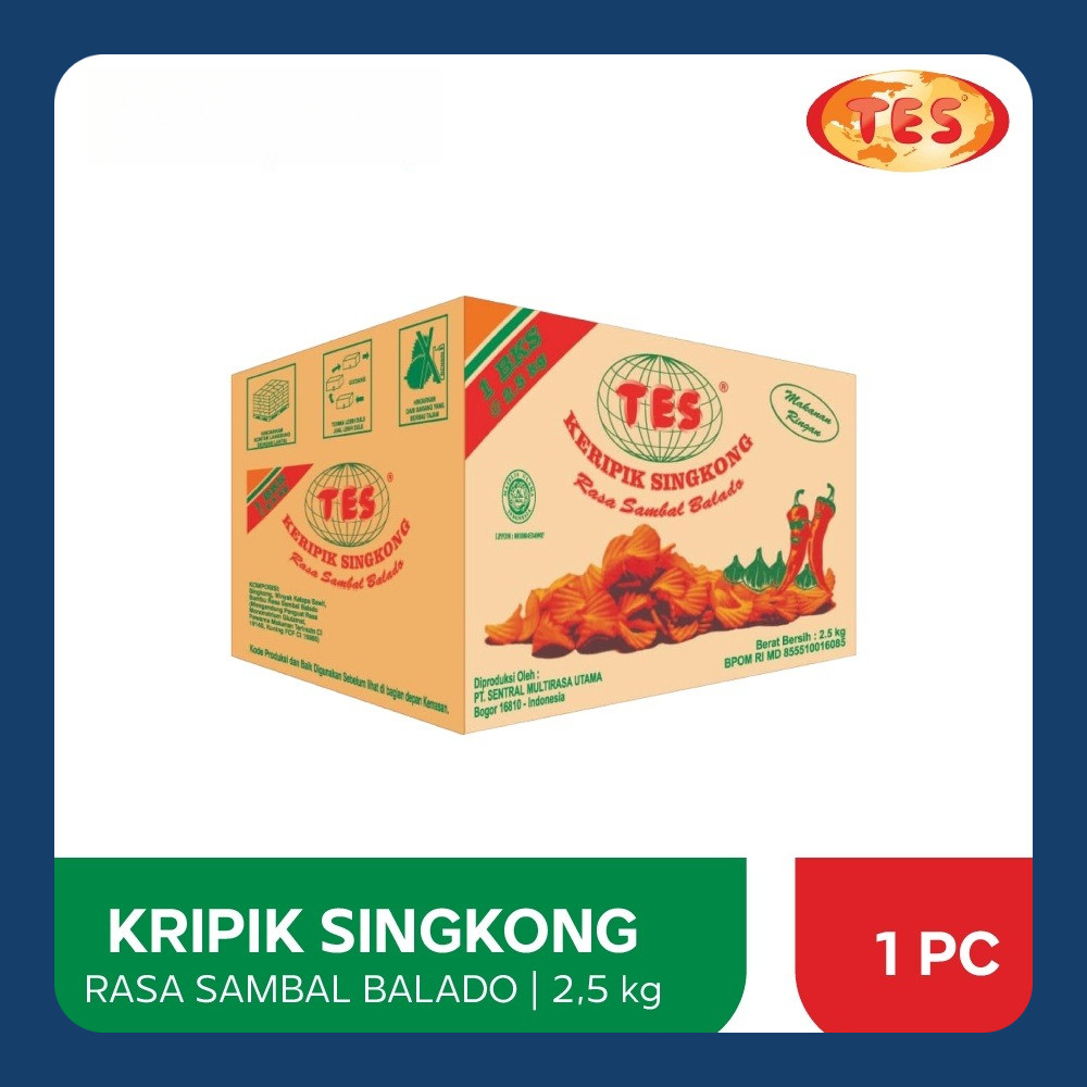 

TES KRIPIK SINGKONG 2.5 KG SAMBAL BALADO