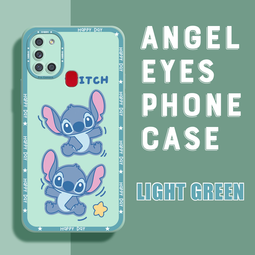 Softcase Kartun Casing For Compitable With Samsung A21S  Ponsel Asli Baru  Ponsel Karet Lembut Desai