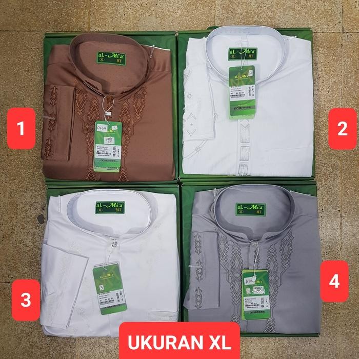koko al Mia lengan panjang original Al-mia ukuran XL - 2