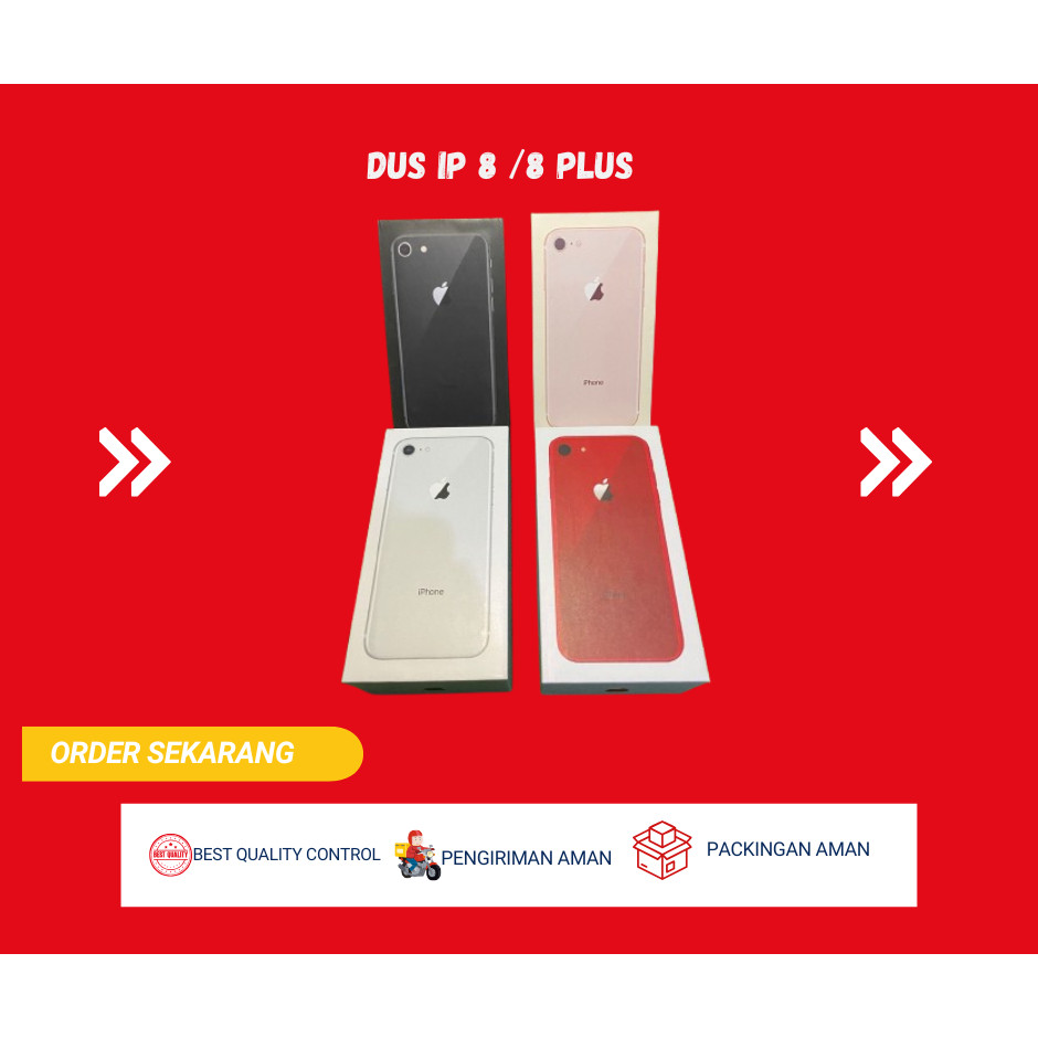 

DUS/BOX/BOOK/KOTAK ORIGINAL IPHONE 8/8 PLUS FULLSET/BOX ONLY