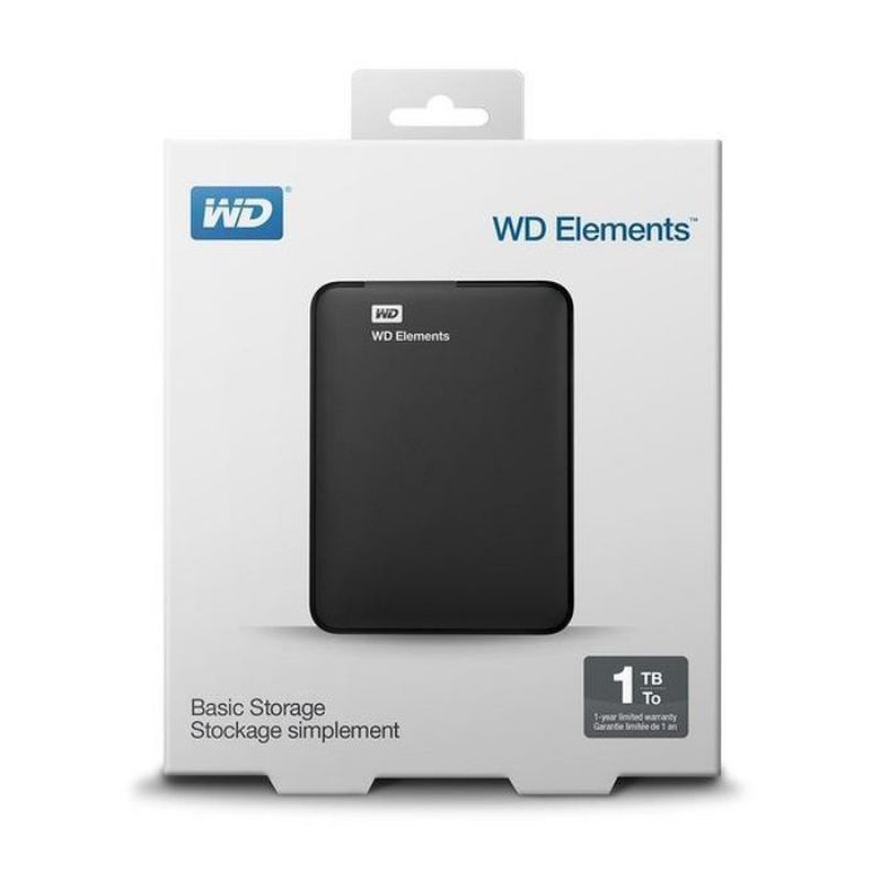 HARDISK EKSTERNAL WD ELEMENTS USB 3.0 BARU. Hardisk Eksternal 1TB