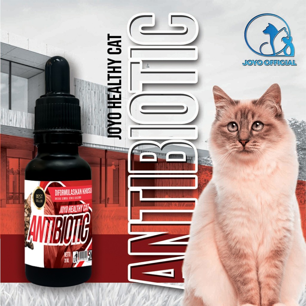 OBAT KUCING SAKIT | KUCING LESU | KUCING KURANG AKTIF | KUCING LEMAS | HEALTHY CAT ANTIBIOTIC 20 ML