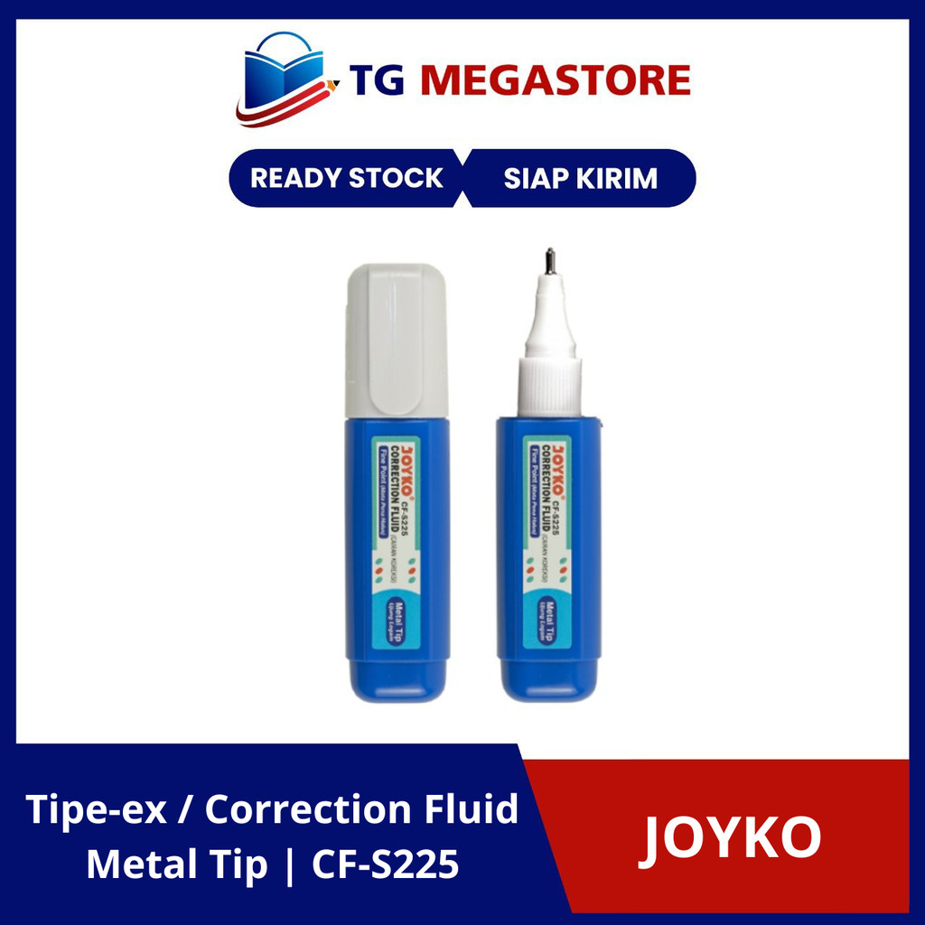 

Tipe-ex / Correction Fluid Joyko CF-S225