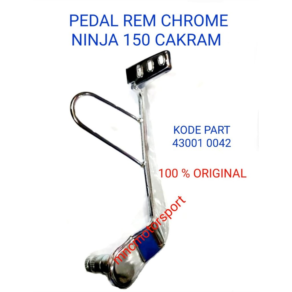 PEDAL PIJAKAN REM ORIGINAL NINJA 150 CAKRAM DOBEL DISC 43001 0042