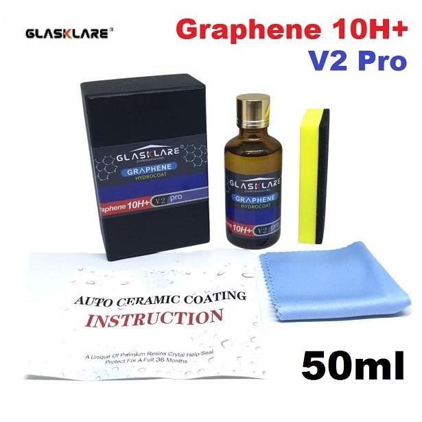 Glasklare Graphene 10H+ Diamond Nano Ceramic Coating Motor Mobil Helm - Graphene 10H+