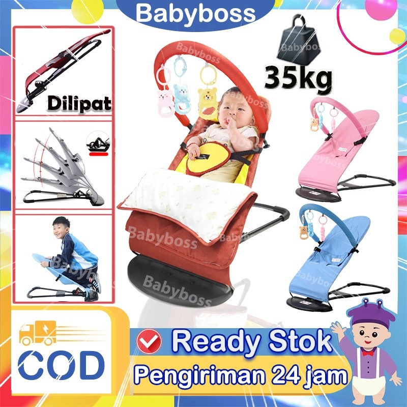 BabyBoss Kursi Ayunan Bayi Lipat/Kursi Bouncer Bayi Lipat/Kursi Ayunan Bayi Otomatis Lipat/Ayunan Ba