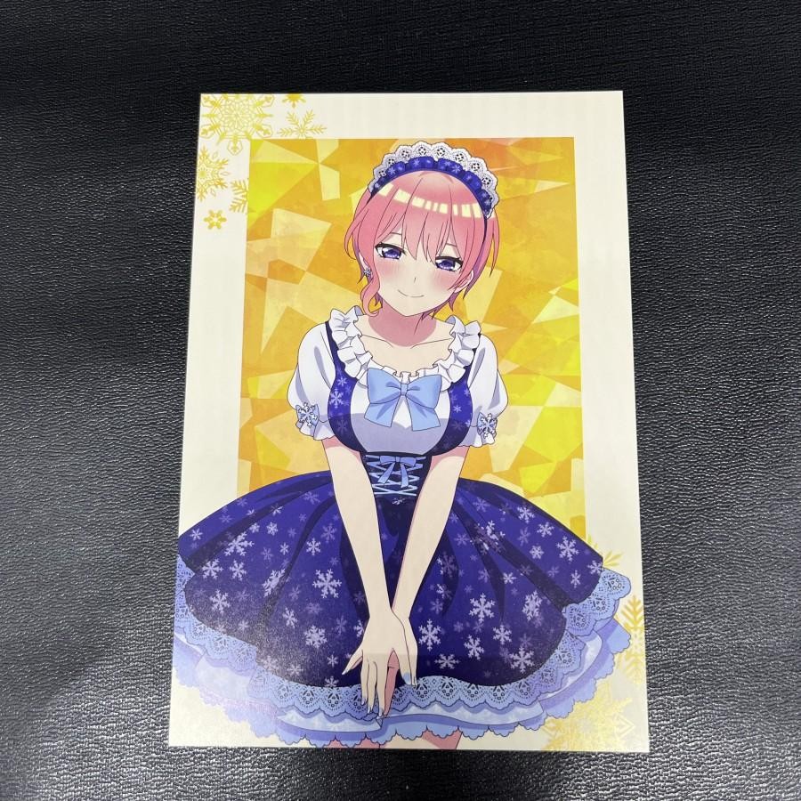

Gotoubun No Hanayome x Shibuya109 Post Card - Ichika Nakano Snow Maid
