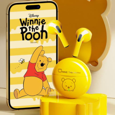 SherColl - [K-26] TWS Earbuds Disney Series / Earphone Wireless Karakter Disney Wadah Bulat