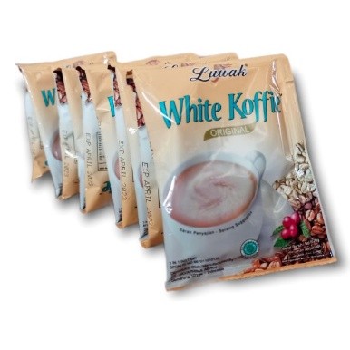 

KOPI LUWAK / LUWAK WHITE KOFFIE 1 RENCENG ISI 10 PCS