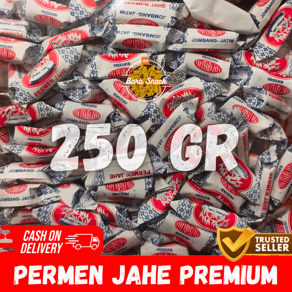 

[ 250gr ] Permen Ting-Ting Jahe / Permen Jadul Jahe Premium / Camilan Snack Kiloan