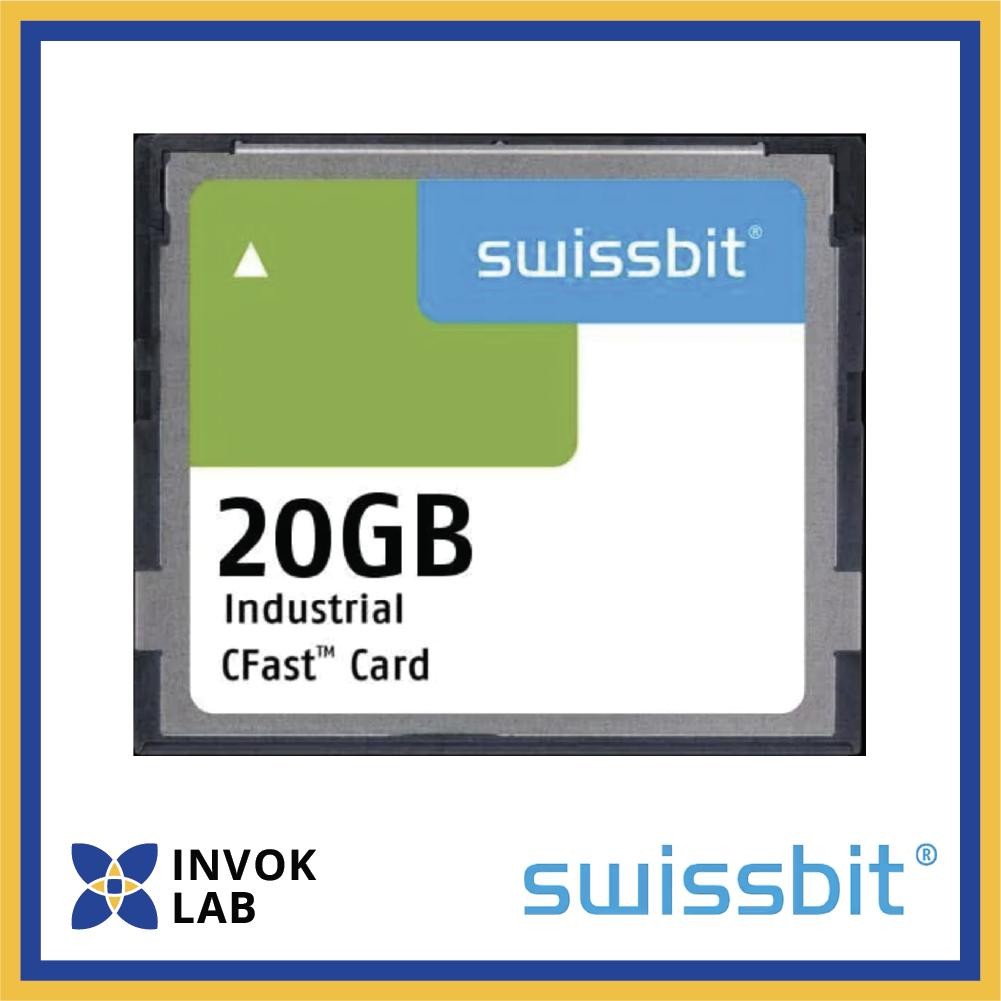 Swissbit Industrial CFast Cards F-86 3D NAND pSLC 20 GB