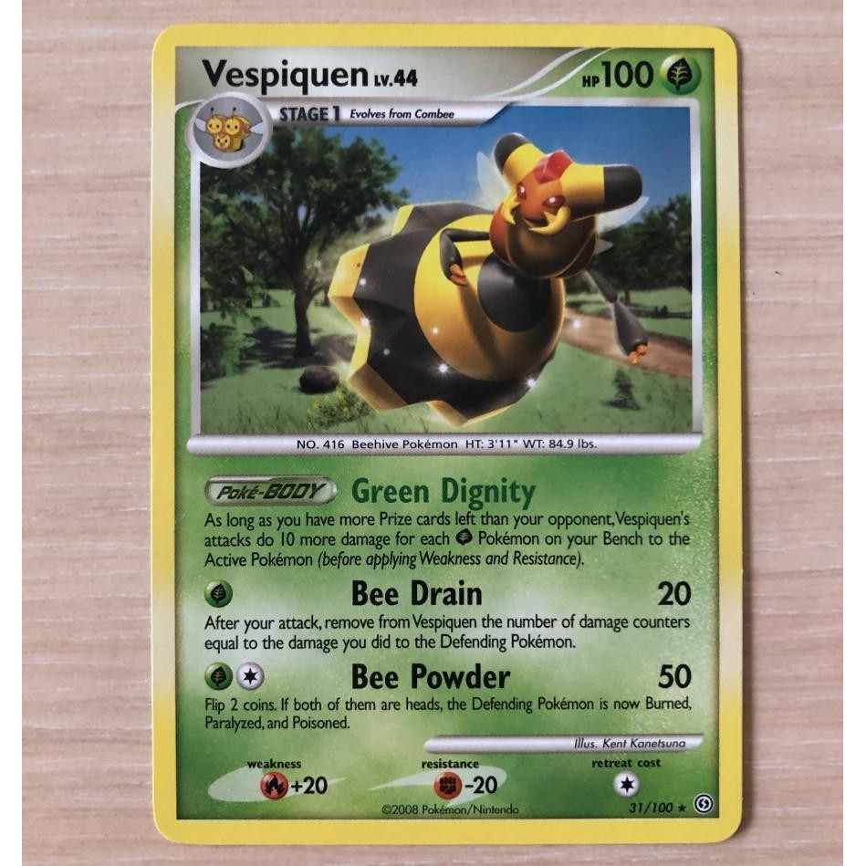 Vespiquen 31/100 Rare Pokemon TCG Card Charizard Venusaur Blastoise Ex