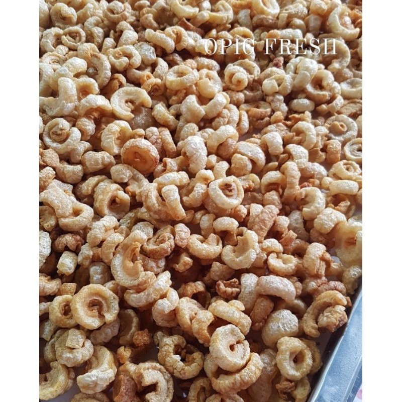 

Kerupuk Kulit Babi Samcan OPIG 250gr Renyah Gurih