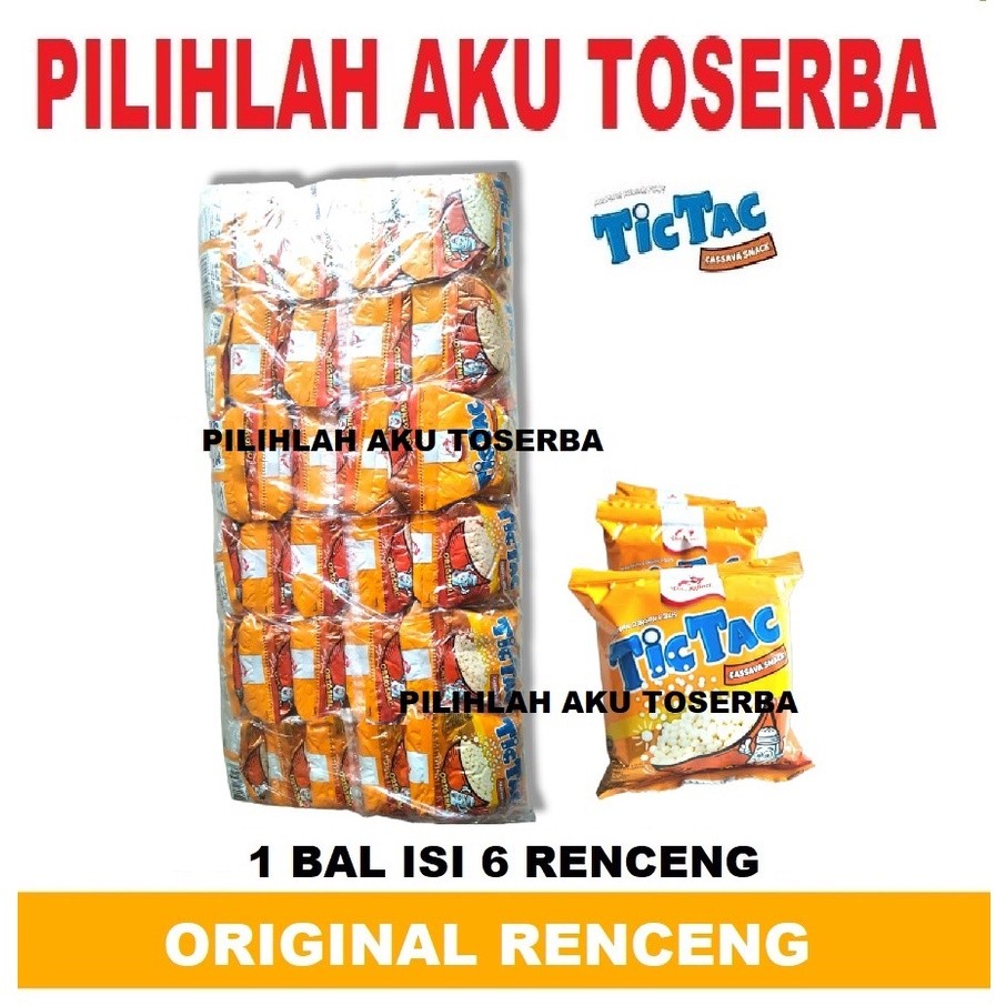 

TIC TAC ORIGINAL RENCENG - ( HARGA 1 BAL )