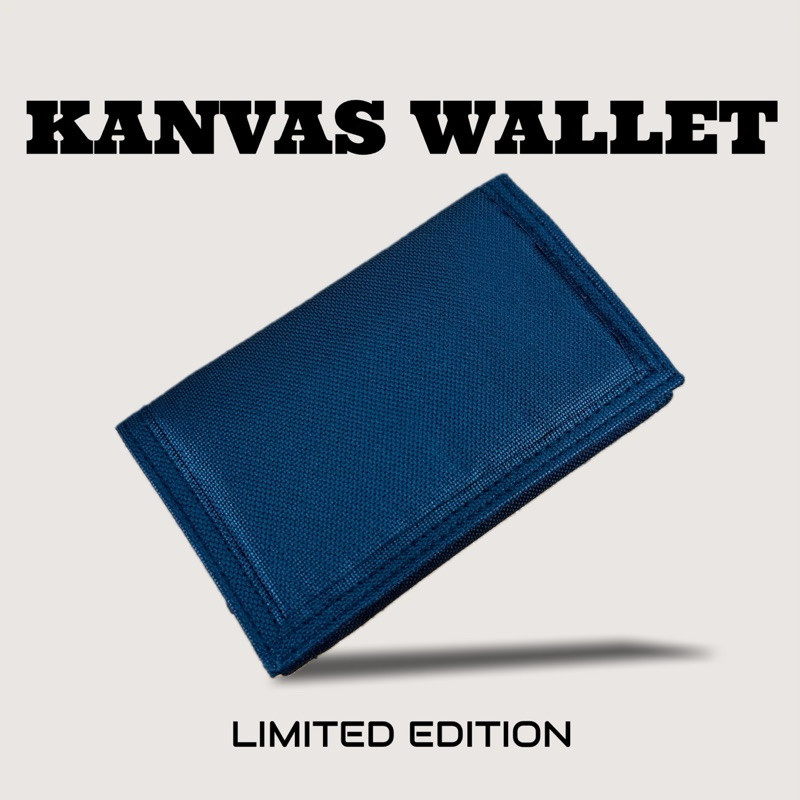 DOMPET PRIA LIPAT 3 KANVAS DOMPET LIPAT PRIA KAIN BLACK EDITION DOMPET COWOK LIPAT 3 MURAH TAHAN LAM