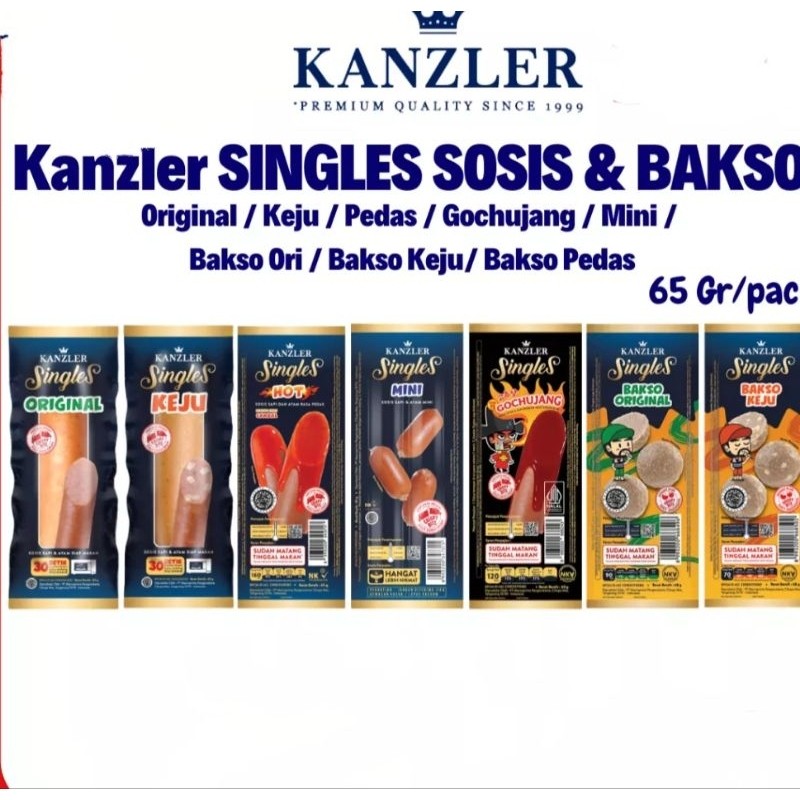 

KANZLER singles SOSIS / bakso siap makan 60 gram - ARM