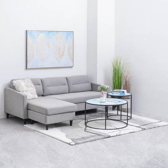 Meja Tamu Coffe Table Kaca INFORMA Meja Tamu Minimalis