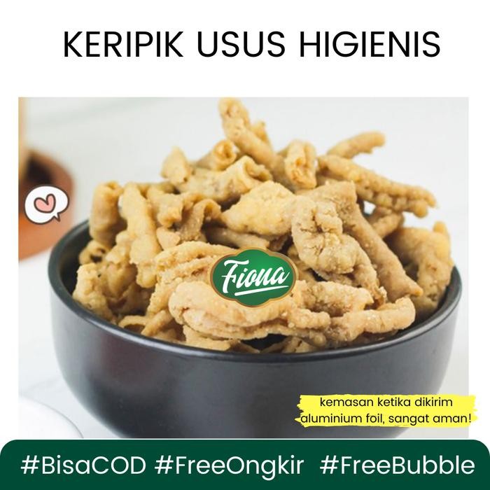 

Keripik Kripik Usus Pedas Daun Jeruk Higienis Food - Usus Original, 50 gr