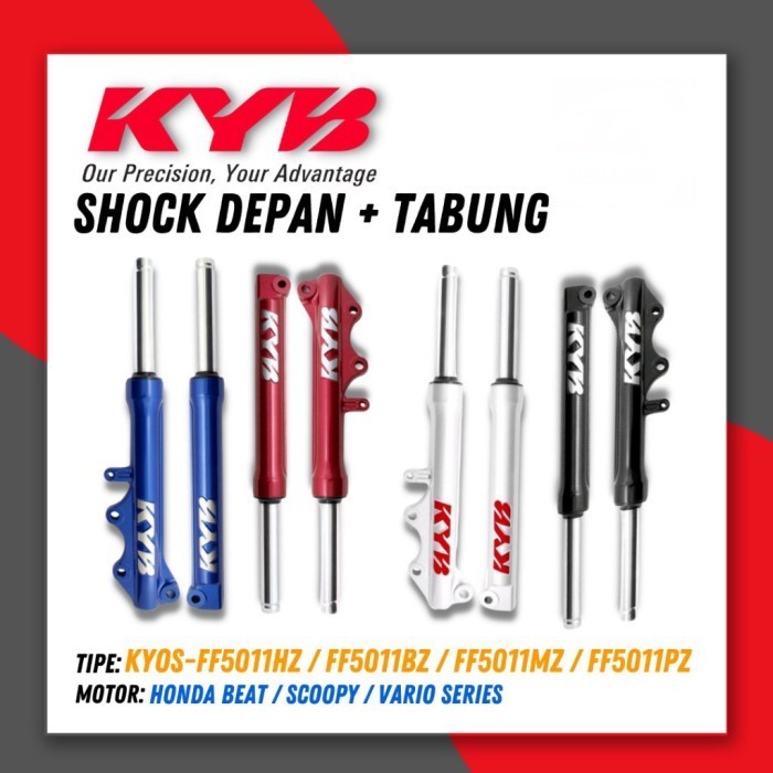 SHOCK KYB ZETO ORIGINAL MATIC HONDA HONDA BEAT,SCOOPY,GENIO,VARIO110/125/150
