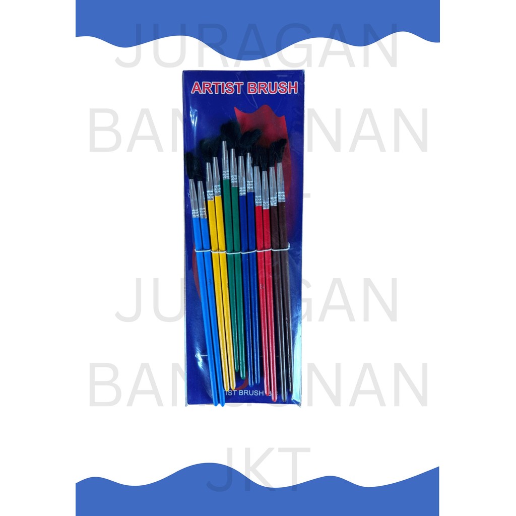 

KUAS LUKIS WARNA 8 INCH / KUAS CAT WARNA / KUAS CAT AIR