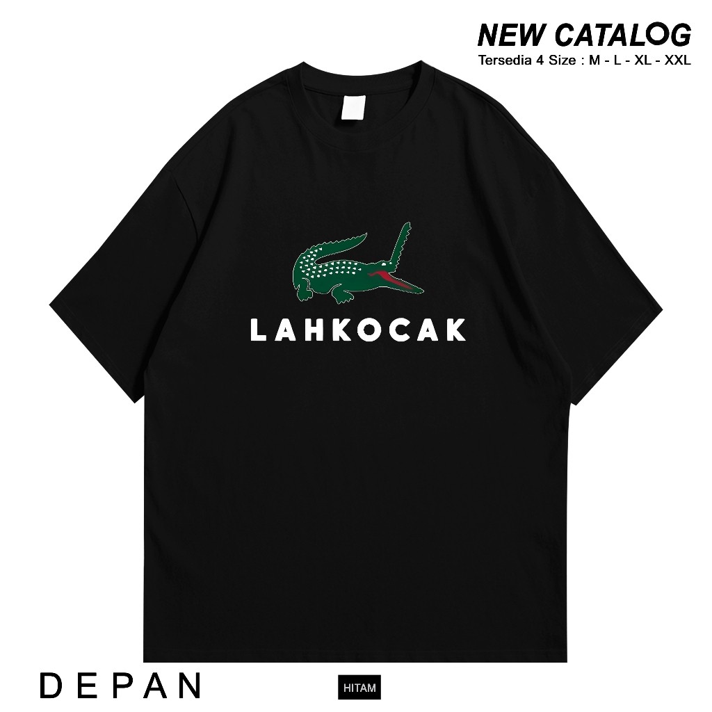 Tshirt Lah Kocak | Kaos Plesetan Brand Lucu | Baju Parodi Lahkocak