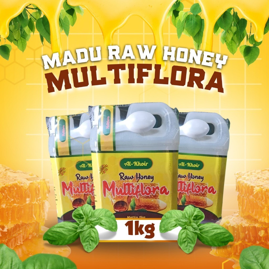 

PROMO!!! Madu Hutan Multiflora Plus Propolis AL KHOIR 1KG