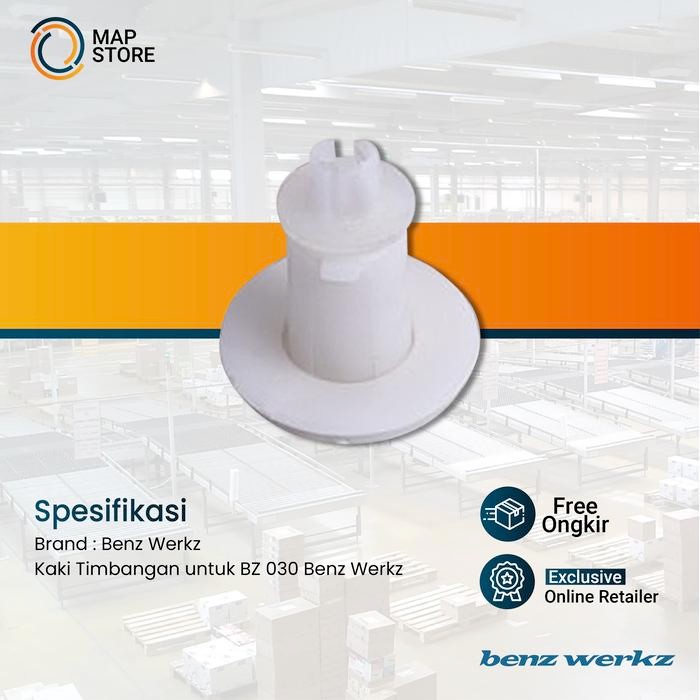 KARL Kaki Timbangan / Tray Feet BZ 030, BZ 032 Benz - Putih