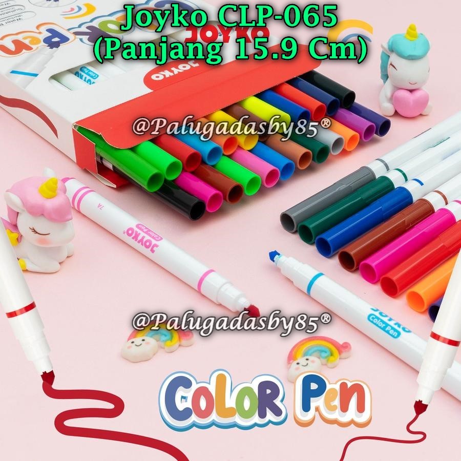 

(1 Set) GABUNGAN Color Pen JOYKO CLP-065-12 CLP-065-24 / JOYKO Color Pen Pulpen Pena Warna CLP-065