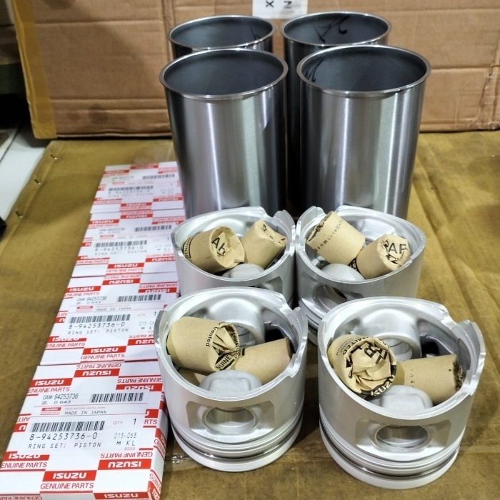 Liner Set Kit Piston Ring Seher Boring Isuzu Panther 2.3 C223 Oem TOP