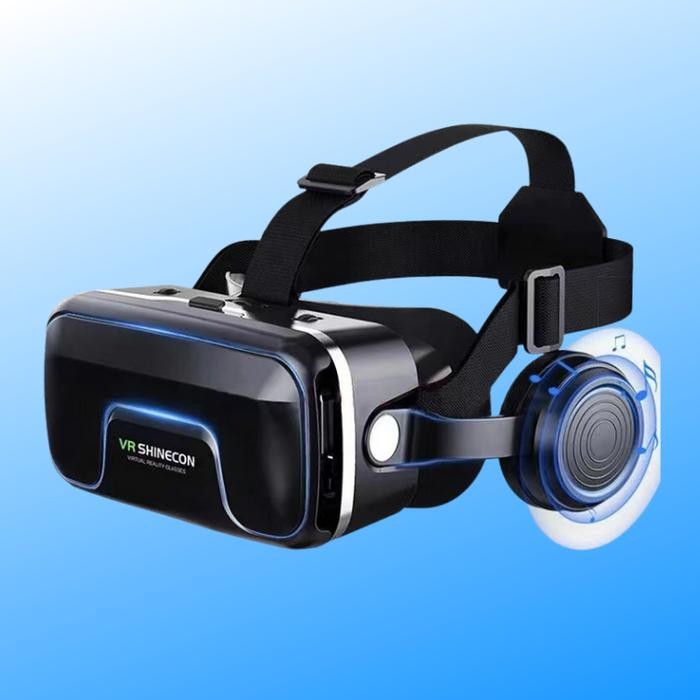 Terlaris VR Box Shinecon 10.0 With Headphone Kacamata HP Versi Terbaru - Only VR