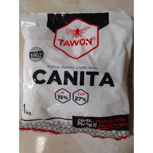 Pupuk Canita 1KG Pupuk Calsium Nitrat Cap Tawon Kalsium Nitrat