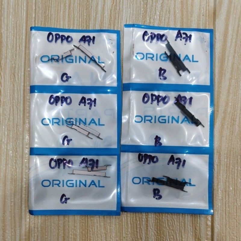 tombol luar/tombol volume on off Oppo A71