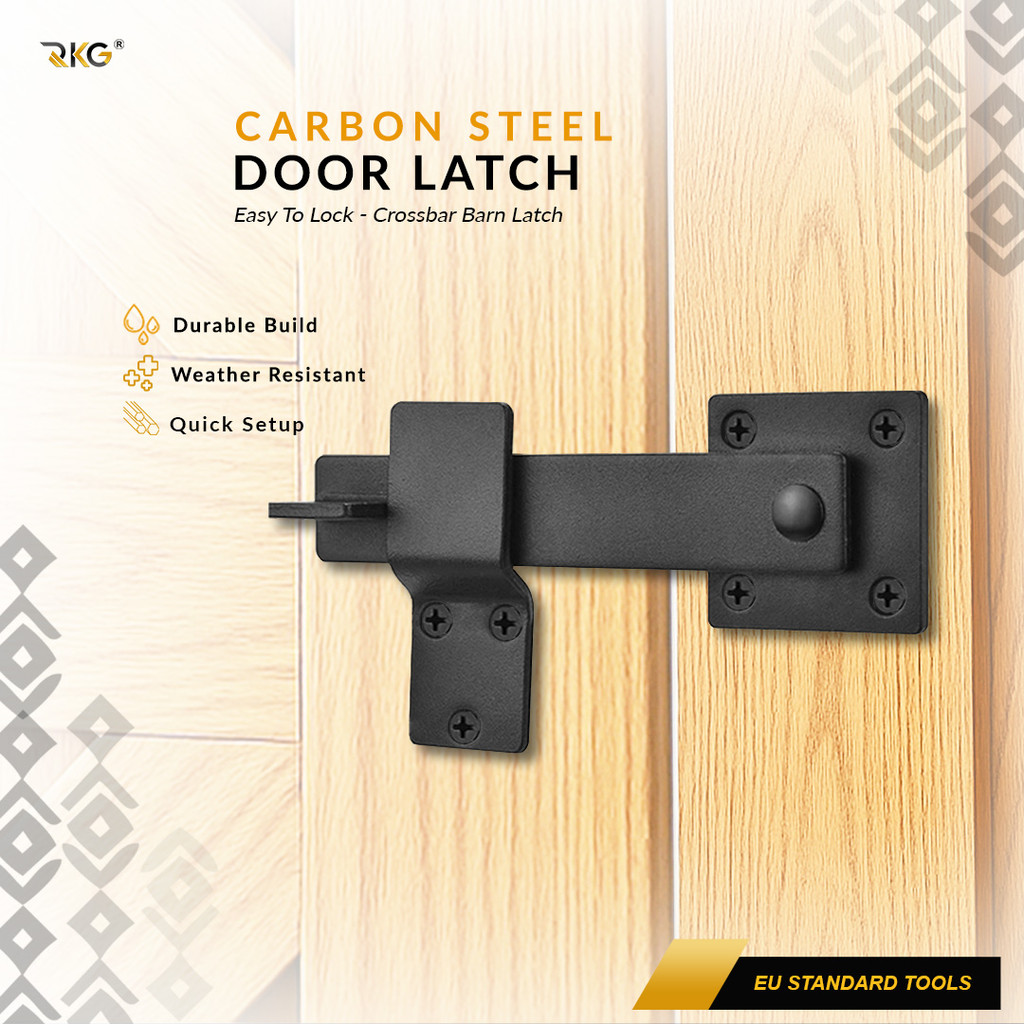 Grendel Kait Pintu Gudang Barn Door Latch DRL-807MB