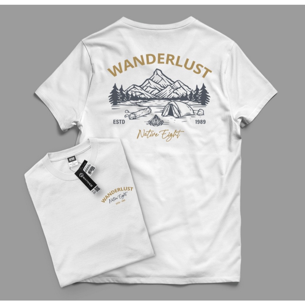 Kaos Distro Pria / Kaos Distro Original / Baju Distro Pria - NATIVE8 - STAY CHILL