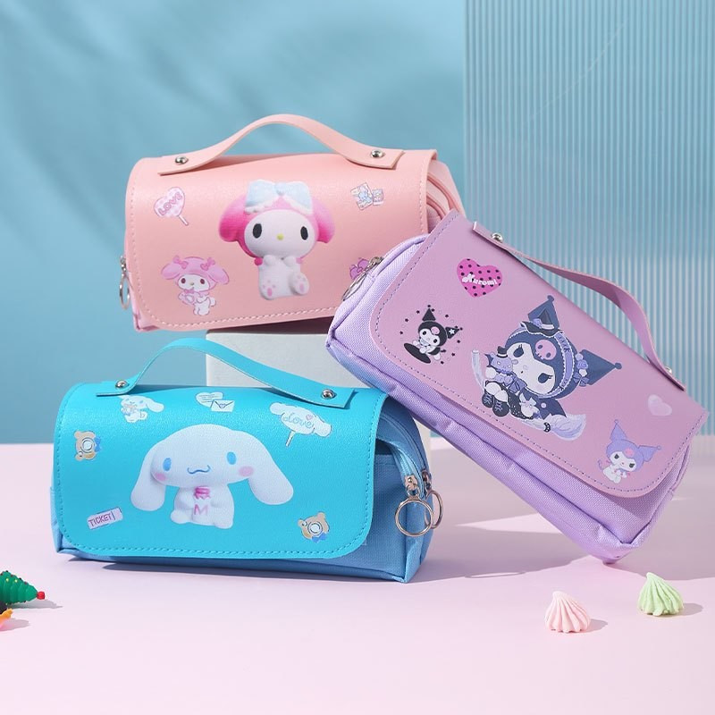 

❀ Chingu ❀ KP011 Kotak Pensil Sekolah Karakter Imut / Lucu Motif Kuromi Melody Cute Kotak Pensil Kuromi Simpan Pena Pensil Cute Lucu Karakter