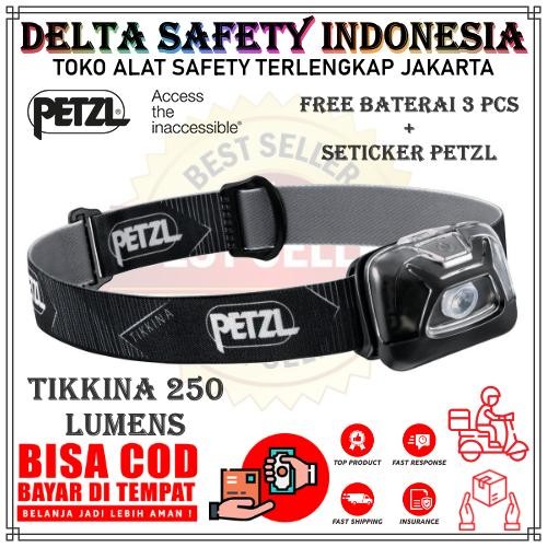 Headlamp Petzl Tikkina 250 Lumens / Perlengkapan Climbing