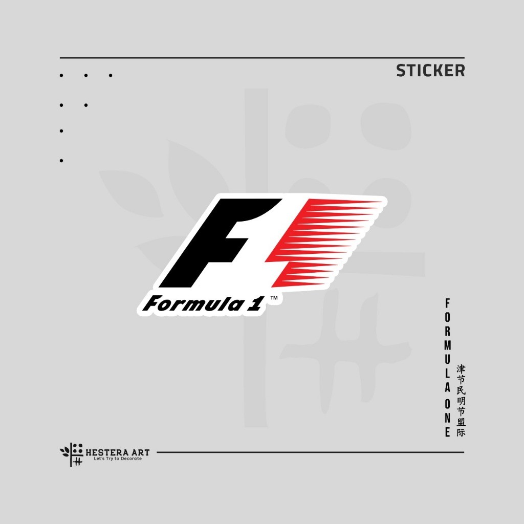 

Stiker Formula 1 F1 Sticker Vinyl Doff Laminasi | Sticker F1 Formula 1