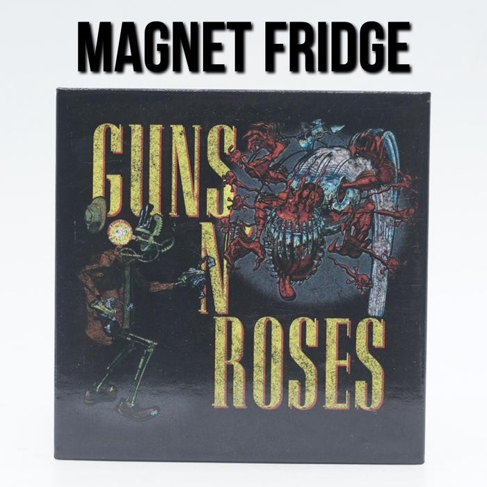Guns N Roses Band Eock Magnet Fridge Magnet Tempelan Kulkas Gift Koleksi Merchandise Cinderamata Sou