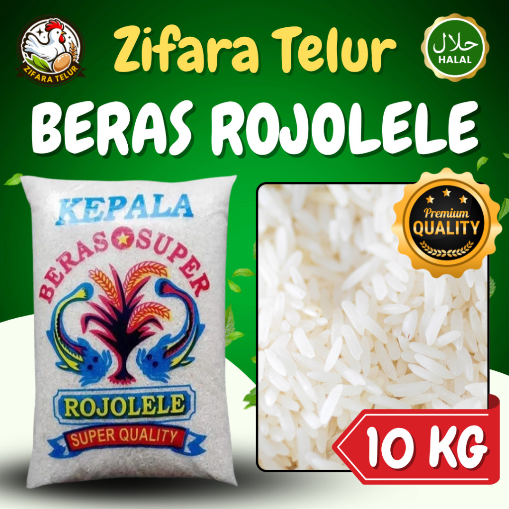 

Zifara Telur - Beras Rojolele 10 KG Kualitas Super