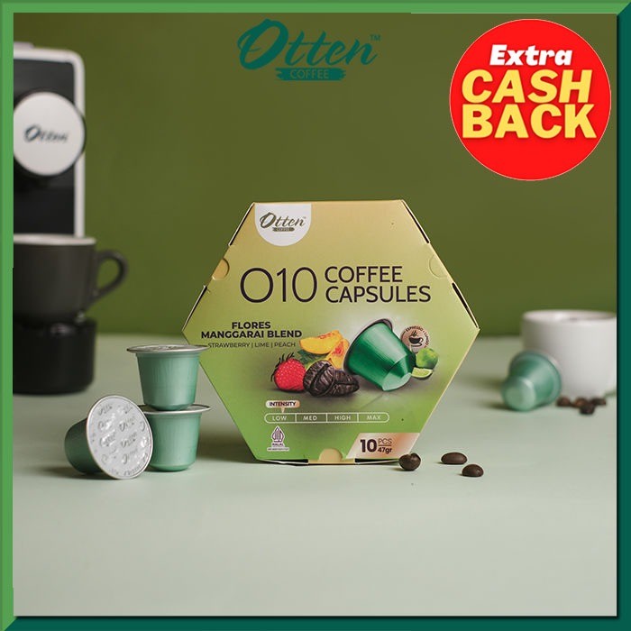 

Kopi Kapsul - O10 Arabica Flores Manggarai Blend Coffee Capsule - Kompatibel Mesin Nespresso