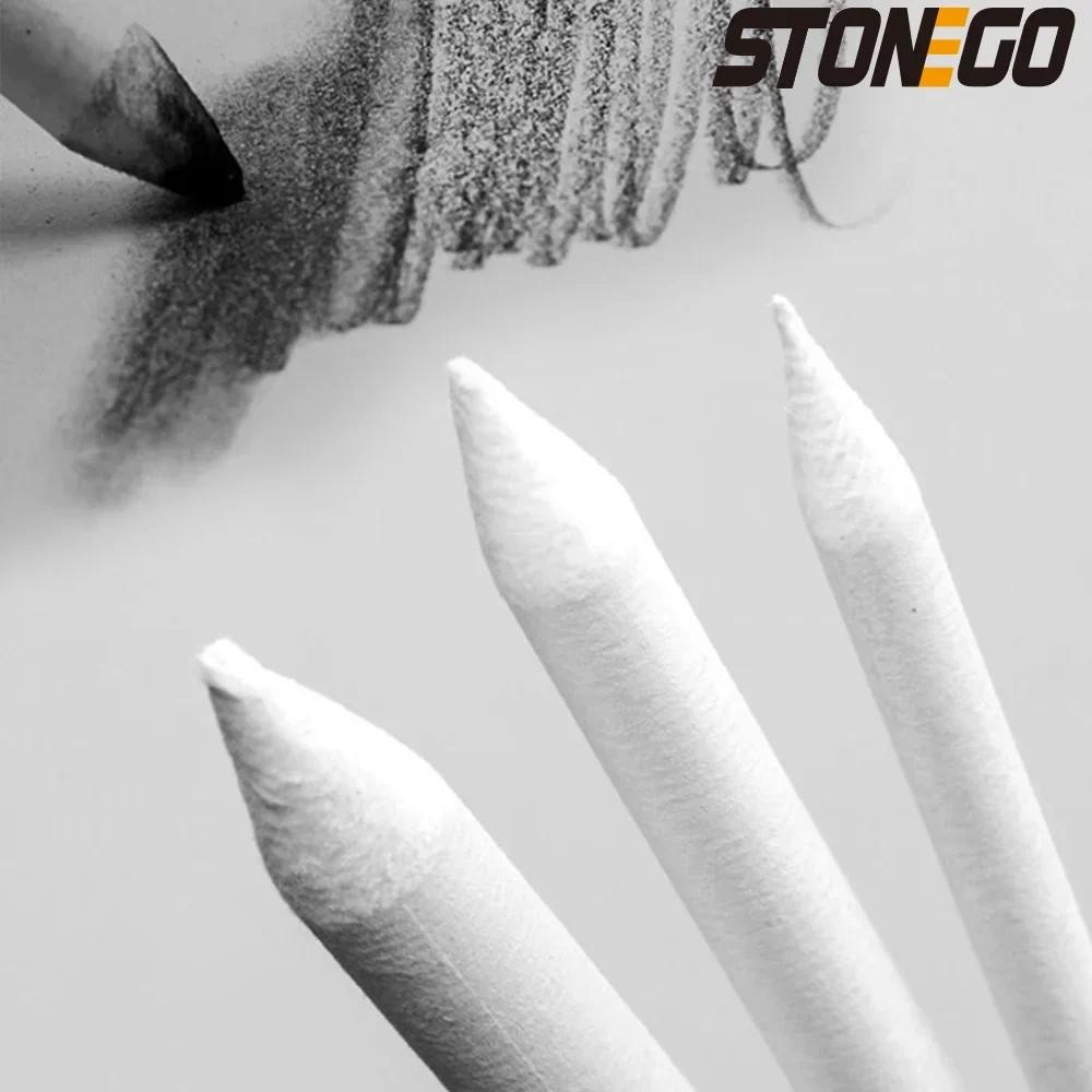

STONEGO 6PCS Sketch Drawing Pen Art White Drawing Pen Tool for Making Shadows