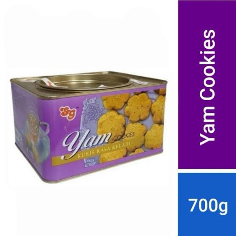 

SG YAM COOKIES [ 1 KALENG @700G ] | ROTI KELADI | COOKIES KELADI YAM COOKIES MALAYSIA