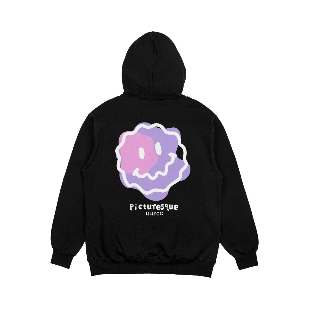 HHSCO - Hoodie Black Picturesque
