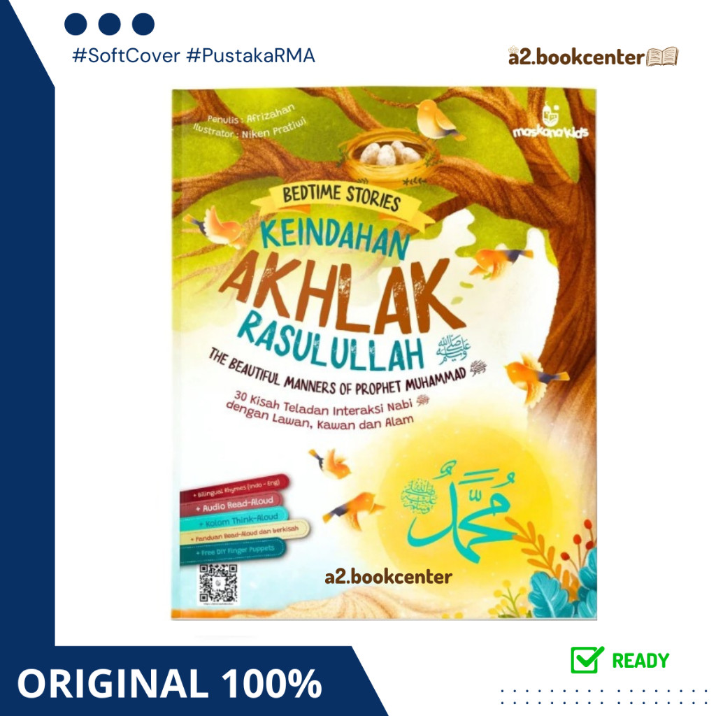

[ABC] READY Buku Cerita - Keindahan Akhlak Rasulullah Shalallahu 'Alayhi Wasallam Maskana Kids