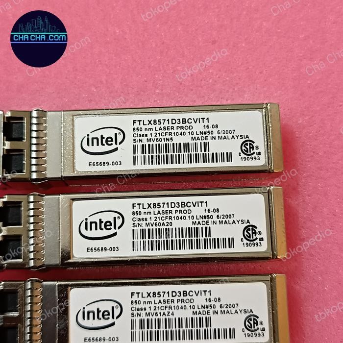 intel SFP+ 10G 850nm /FTLX8571D3BCVIT1 300m