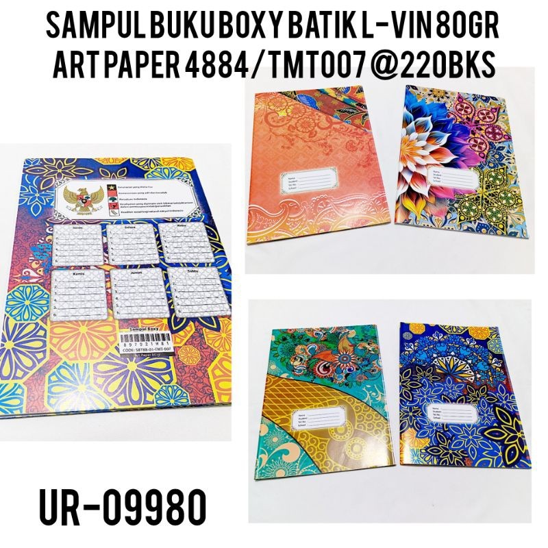 

Sampul kertas Buku Tulis Kuarto Art Paper batik/ Fancy Kwarto Anak/ Batik L-vin