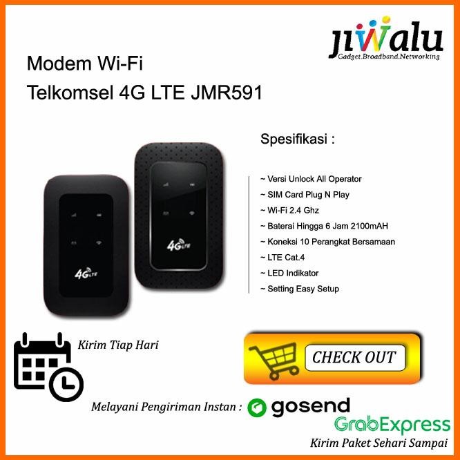 Modem Mifi 4g unlock all operator free telkomsel 14GB - Modem Only